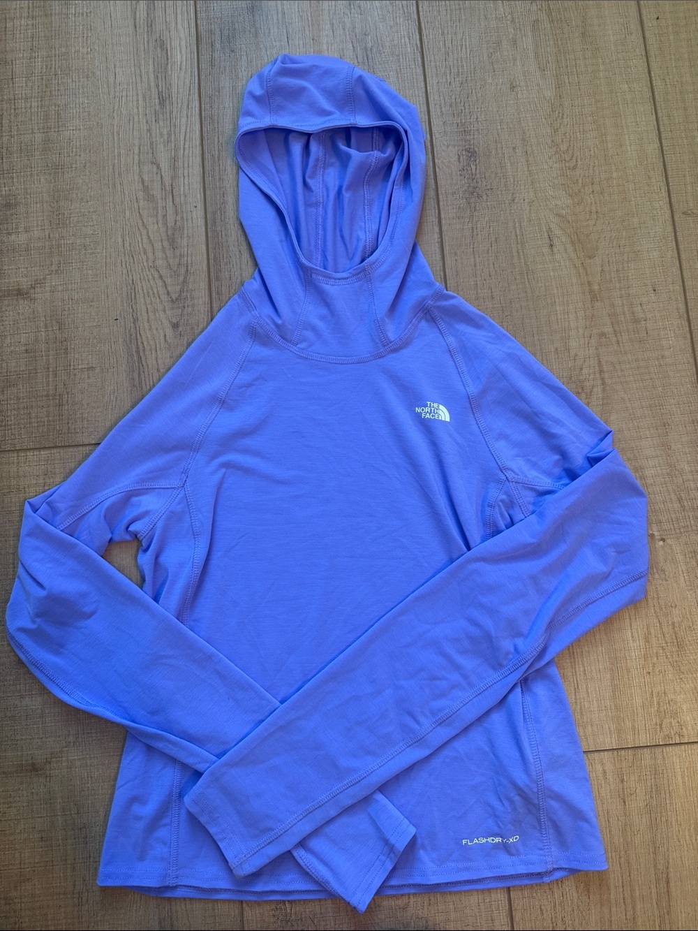 The North Face Lavender/Purple Hooded Long Sleeve Top